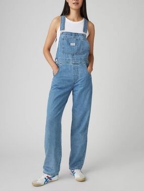 Levi's Classic Light Blue Denim Overalls